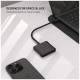 Fixed Hub 5in1 Quadri (FIXHU QR BK) USB C to 2x USB C, 2x USB A, HDMI, PD140W, 4K, 10Gb/s Space Black Fixed Hub 5in1 Quadri (FIXHU QR BK) USB C to 2x USB C, 2x USB A, HDMI, PD140W, 4K, 10Gb/s Space Black