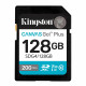 Kingston Memory Card Canvas Go Plus (SDG4/128GB) SDXC, 128GB, Class 10 / UHS I U3 / V30 Black Kingston Memory Card Canvas Go Plus (SDG4/128GB) SDXC, 128GB, Class 10 / UHS I U3 / V30 Black