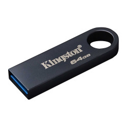 Kingston Memory Stick DataTraveler SE9 G3 (KE U2X64 1AC) Premium style, USB 3.2, 64GB, 220MB/s Read Dark Nickel