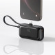 Mcdodo Power Bank FreeKit Series (MC 7800) with Built in Cable & Connector Lightning, 5000mAh, 22.5W Black