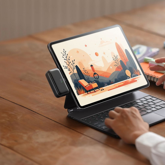 Mcdodo Power Bank FreeKit Series (MC 7800) with Built in Cable & Connector Lightning, 5000mAh, 22.5W Black