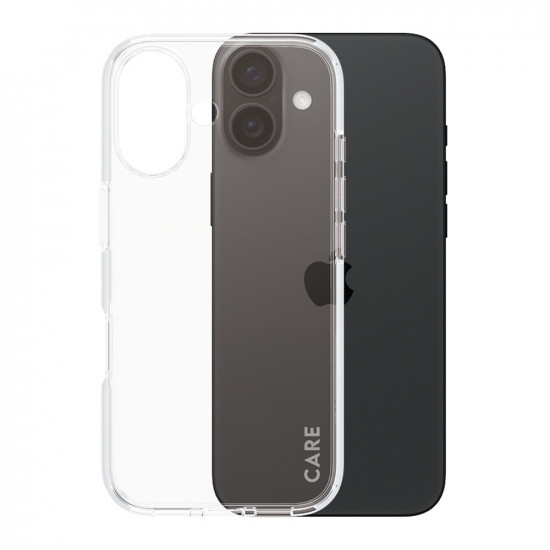 PanzerGlass® CARE Flagship Urban Combat iPhone 16 Clear