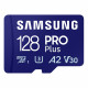 Samsung Memory Card PRO Plus (MB MD128SA/EU) MicroSDXC, Adapter, 128GB, UHS I, U3, V30, A2, 180MB/s, Waterproof White Samsung Memory Card PRO Plus (MB MD128SA/EU) MicroSDXC, Adapter, 128GB, UHS I, U3, V30, A2, 180MB/s, Waterproof White