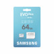 Samsung Memory Card Evo Plus (MB MC64SA/EU) MicroSDXC, 64GB, Class 10, UHS I, U1, V10, A1, 160MB/s, Waterproof White Samsung Memory Card Evo Plus (MB MC64SA/EU) MicroSDXC, 64GB, Class 10, UHS I, U1, V10, A1, 160MB/s, Waterproof White