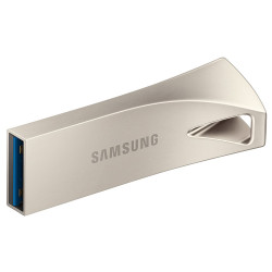 Samsung Memory Stick (MUF 256BE3/APC) USB 3.1, 256GB, 400MB/s, PC, Notebook, 5 proof Protection Champaign Silver