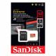 SanDisk Memory Card Extreme (SDSQXAF 032G GN6MA) with Adapter, MicroSDHC, 32GB, Class 10, Read 100MB/s, UHS I U3 Red SanDisk Memory Card Extreme (SDSQXAF 032G GN6MA) with Adapter, MicroSDHC, 32GB, Class 10, Read 100MB/s, UHS I U3 Red