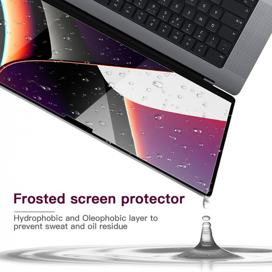 Techsuit VisionProX Anti Blue Light MacBook Pro 16" 2024 Matte Clear