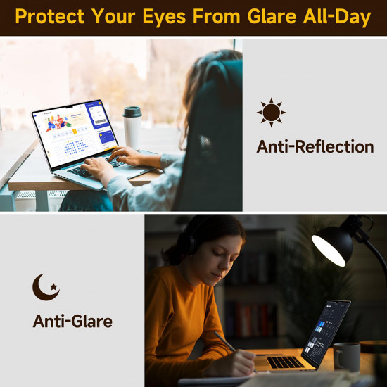 Techsuit VisionProX Anti Blue Light MacBook Air 15" (2023 / 2024) Matte Clear