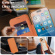 Techsuit SmartMag Book Case iPhone 17 Pro Max Orange