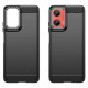 Techsuit Carbon Silicone Motorola Moto G06 / Moto G06 Power Black Techsuit Carbon Silicone Motorola Moto G06 / Moto G06 Power Black