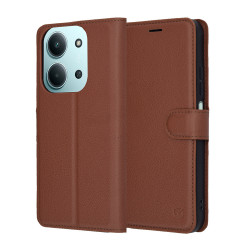 Techsuit Leather Folio Xiaomi Redmi 15C 4G / Redmi 15C 5G Brown