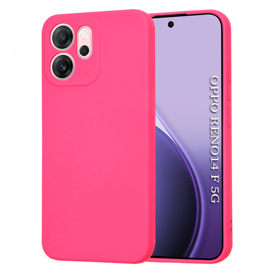 Techsuit SoftFlex Oppo Reno14 F / Reno14 FS 5G Hot Pink Techsuit SoftFlex Oppo Reno14 F / Reno14 FS 5G Hot Pink