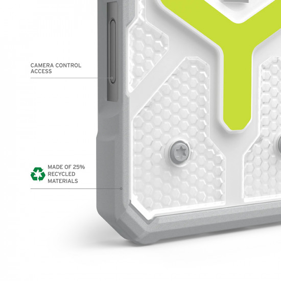 UAG Pathfinder Clear MagSafe iPhone 17 Pro Active Neon