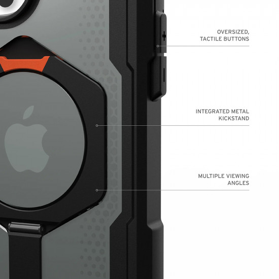 UAG Plasma XTE MagSafe iPhone 17 Pro Black / Orange UAG Plasma XTE MagSafe iPhone 17 Pro Black / Orange
