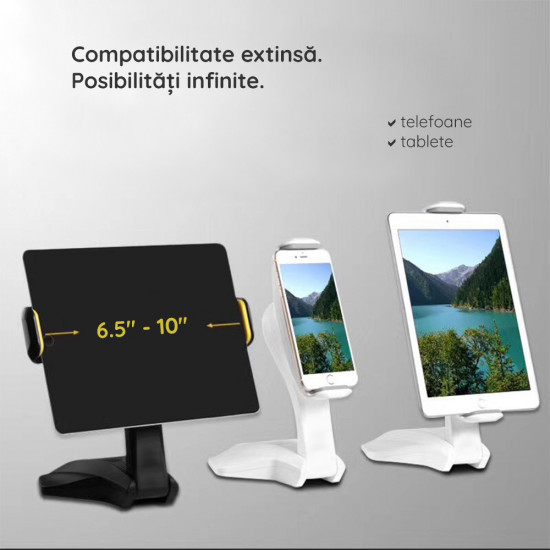 Yesido  Desk Holder (C21)  for Phone, Tablet 6.5  10@quot@  Black