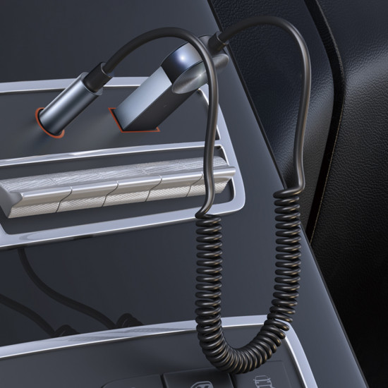 Yesido  Wireless Audio Receiver (YAU24)  Jack 3.5mm to Car Auxiliary  Black