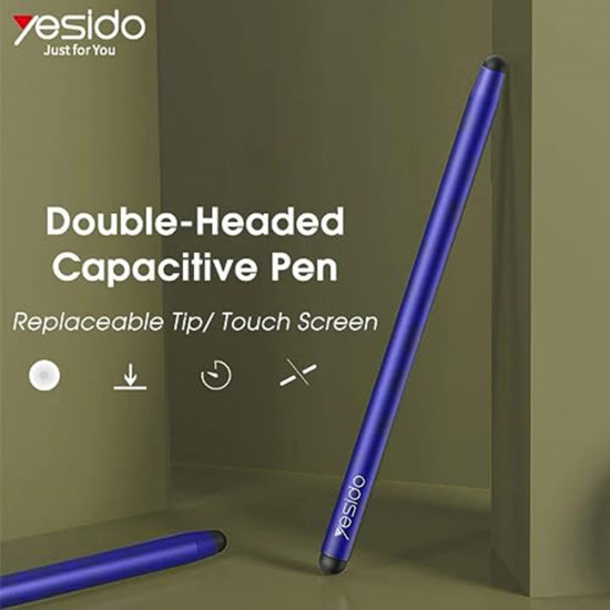 Yesido  Stylus Pen (ST01)  Aluminum Alloy, Android, iOS, Microsoft  Blue