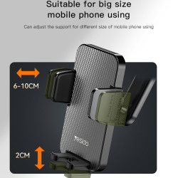 Yesido  Car Holder (C173)  for Windshield and Dashboard  Black