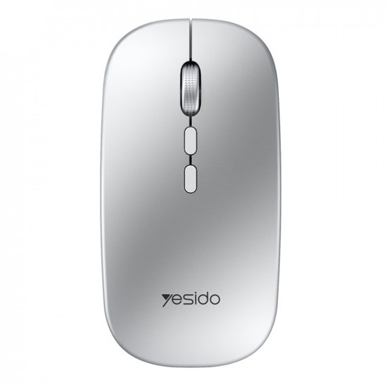 Yesido  Wireless Mouse (KB15)  800/1200/1600DPI, 2.4G Connection  Silver