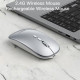 Yesido  Wireless Mouse (KB15)  800/1200/1600DPI, 2.4G Connection  Silver