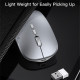 Yesido  Wireless Mouse (KB15)  800/1200/1600DPI, 2.4G Connection  Silver