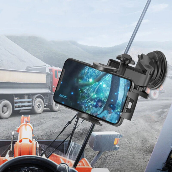 Yesido  Car Holder (C111)  Extendable Arm, 360Β° Rotation Angle, for Dashboard, Windshield  Black