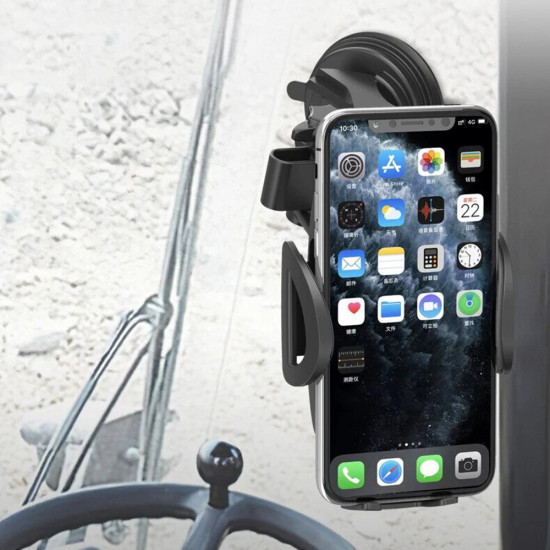 Yesido  Car Holder (C111)  Extendable Arm, 360Β° Rotation Angle, for Dashboard, Windshield  Black