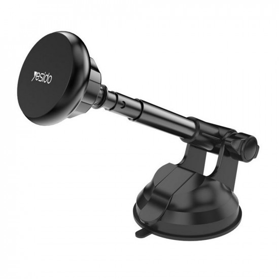 Yesido  Car Holder (C41)  Extendable Arm, 360Β° Rotation Angle, for Dashboard, Windshield  Black