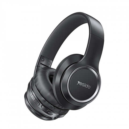 Yesido  Wireless Headphones (EP03)  Foldable with Noise Canceling, Super Bass  Black