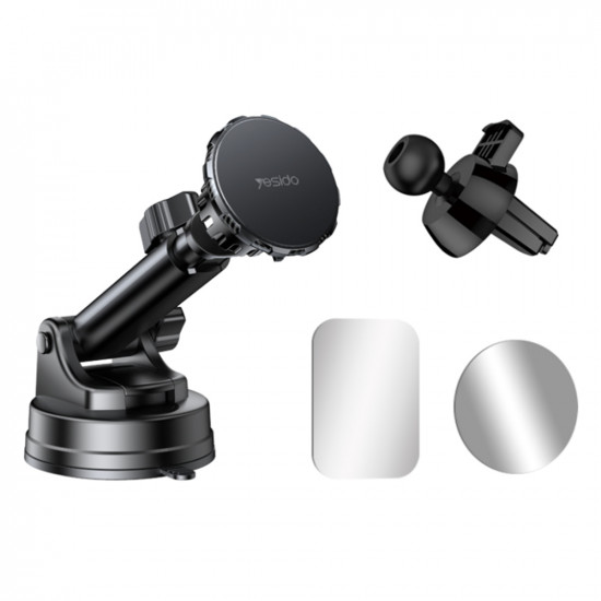 Yesido  Car Holder (C160)  for Dashboard, Air Vent, 360 Degree Multi Angle Adjustment  Black