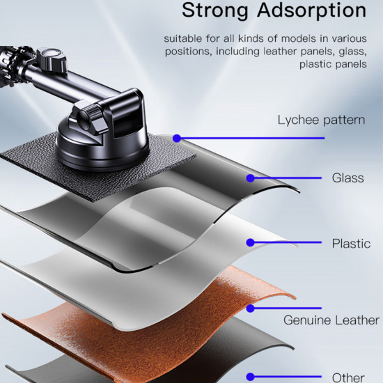 Yesido  Car Holder (C160)  for Dashboard, Air Vent, 360 Degree Multi Angle Adjustment  Black