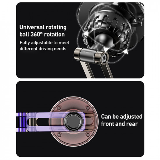 Yesido Car Holder (C198) Magnetic Grip, Telescopic, for Dashboard and Display Grey Yesido Car Holder (C198) Magnetic Grip, Telescopic, for Dashboard and Display Grey