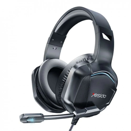 Yesido  Wired Headphones (EK01)  for Gaming, Jack 3.5mm, with Microphone, RGB LED Lights  Black