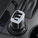 Yesido Car Charger (Y47) Dual USB, Type C, Fast Charging, 49W, Aluminum Alloy Black Yesido Car Charger (Y47) Dual USB, Type C, Fast Charging, 49W, Aluminum Alloy Black