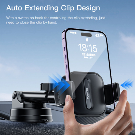 Yesido  Car Holder (C174)  for Windshield and Dashboard  Black