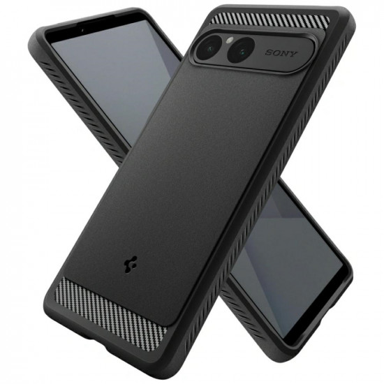 Spigen Rugged Armor Case for Sony Xperia 10 VII black