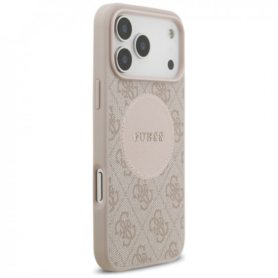 Case Guess 4G Circle Classic Logo        MagSafe for iPhone 17 Pro Max pink