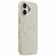 Case Guess Peony Hot Stamp MagSafe for iPhone 17 beige