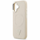 Guess Triangle Logo MagSafe Case for iPhone 17 Beige
