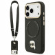 Karl Lagerfeld Big Strap Karl Metal Logo MagSafe Case for iPhone 17 Pro Black