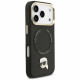 Karl Lagerfeld Big Strap Karl Metal Logo MagSafe Case for iPhone 17 Pro Max Black