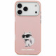 Karl Lagerfeld IML Aquarelle Choupette & Logo MagSafe Case for iPhone 17 Pro Pink