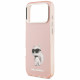 Karl Lagerfeld IML Aquarelle Choupette & Logo MagSafe Case for iPhone 17 Pro Pink