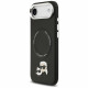 Karl Lagerfeld Karl & Choupette Pins MagSafe Case for iPhone Air Black