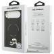 Karl Lagerfeld Karl & Choupette Pins MagSafe Case for iPhone Air Black