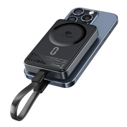 Acefast Magnetic Power Bank (M11 10000) Type C, 10000mAh, 38.5Wh, PD30W, Qi2 Certified, LED Indicator Black Acefast Magnetic Power Bank (M11 10000) Type C, 10000mAh, 38.5Wh, PD30W, Qi2 Certified, LED Indicator Black