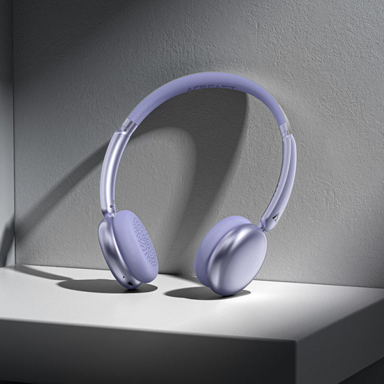 Acefast Wireless Headset (H8) Type C, Bluetooth 5.4, ANC Mode, Hybrid Noise Reduction, 500mAh, Professional HiFi Purple