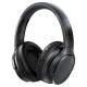 Acefast Wireless Headset (H10) Bluetooth 5.4, Gaming/Bass Boost Mode, Hi Fi Drivers, 500mAh, 60hrs Playback Black
