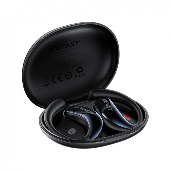 Acefast Wireless Earbuds Acefit SE (FA005) with Bass, Bluetooth V5.4, Noise Reduction, HD Calls, IPX4, 400mAh Black