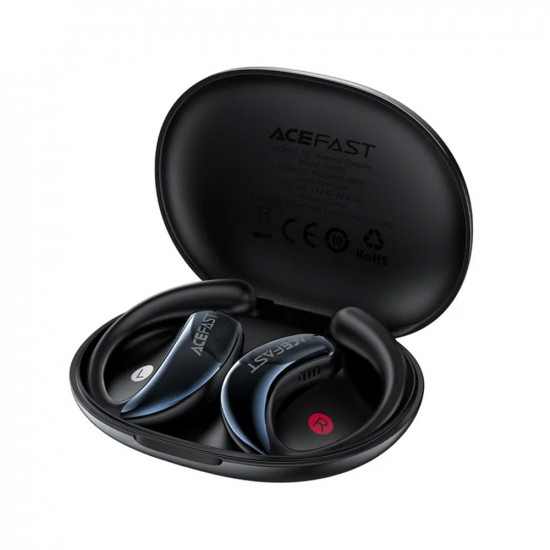 Acefast Wireless Earbuds Acefit SE (FA005) with Bass, Bluetooth V5.4, Noise Reduction, HD Calls, IPX4, 400mAh Black